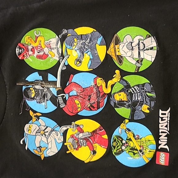 Lego Ninjagq black short sleeved tee shirt - Picture 4 of 4
